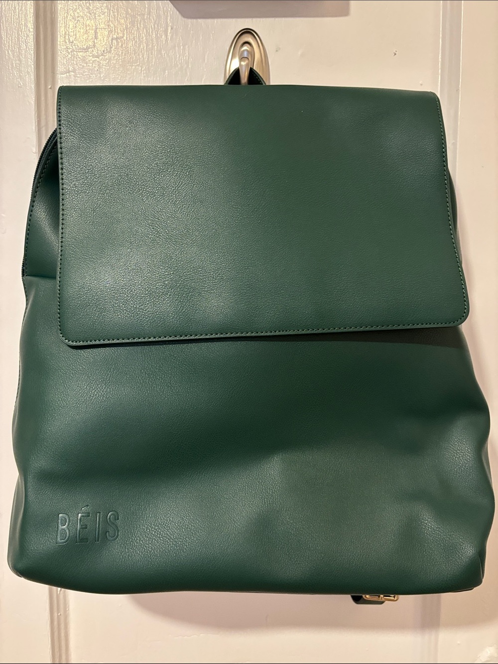Beis Travel The Wicked Backpack in Wicked Green